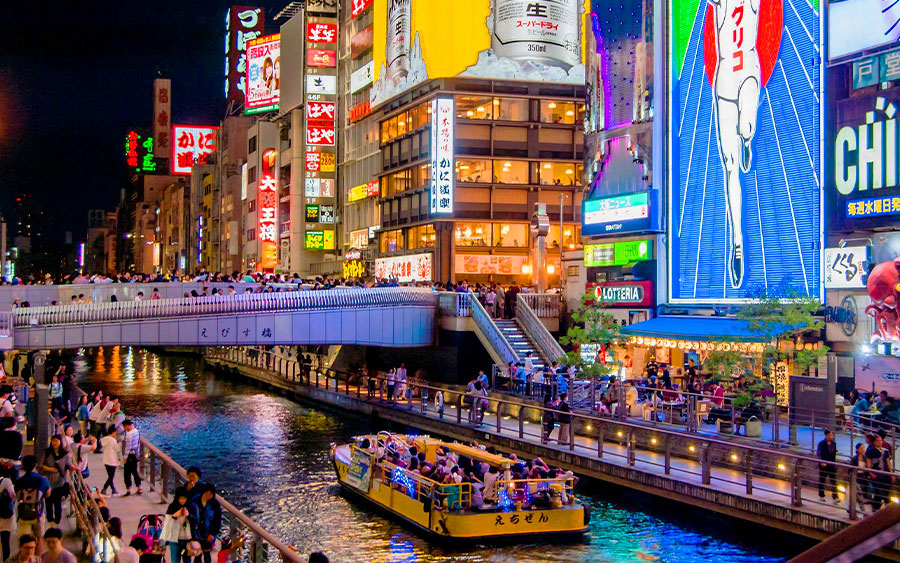 心齋橋商店街＆道頓堀美食街