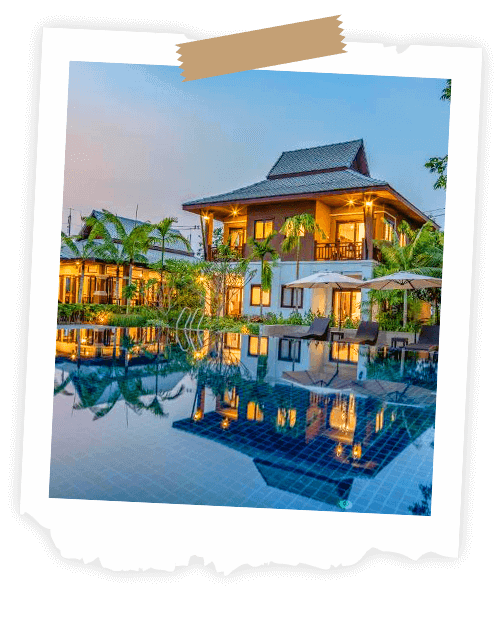 入住水燈節期間一房難求的人氣飯店