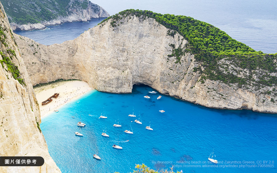 沉船灣Shipwreck Cove,Navagio Beach